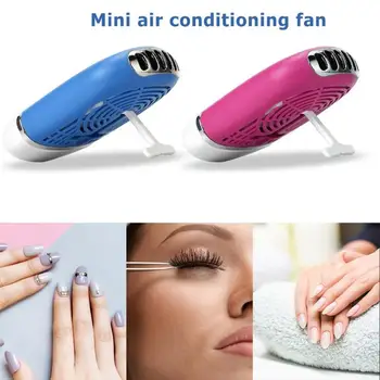

USB Mini Fan Air Conditioning Blower Quick Dryer For Eyelash Extension Grafted Eyelashes Nail Polish Portable Cooling Fan
