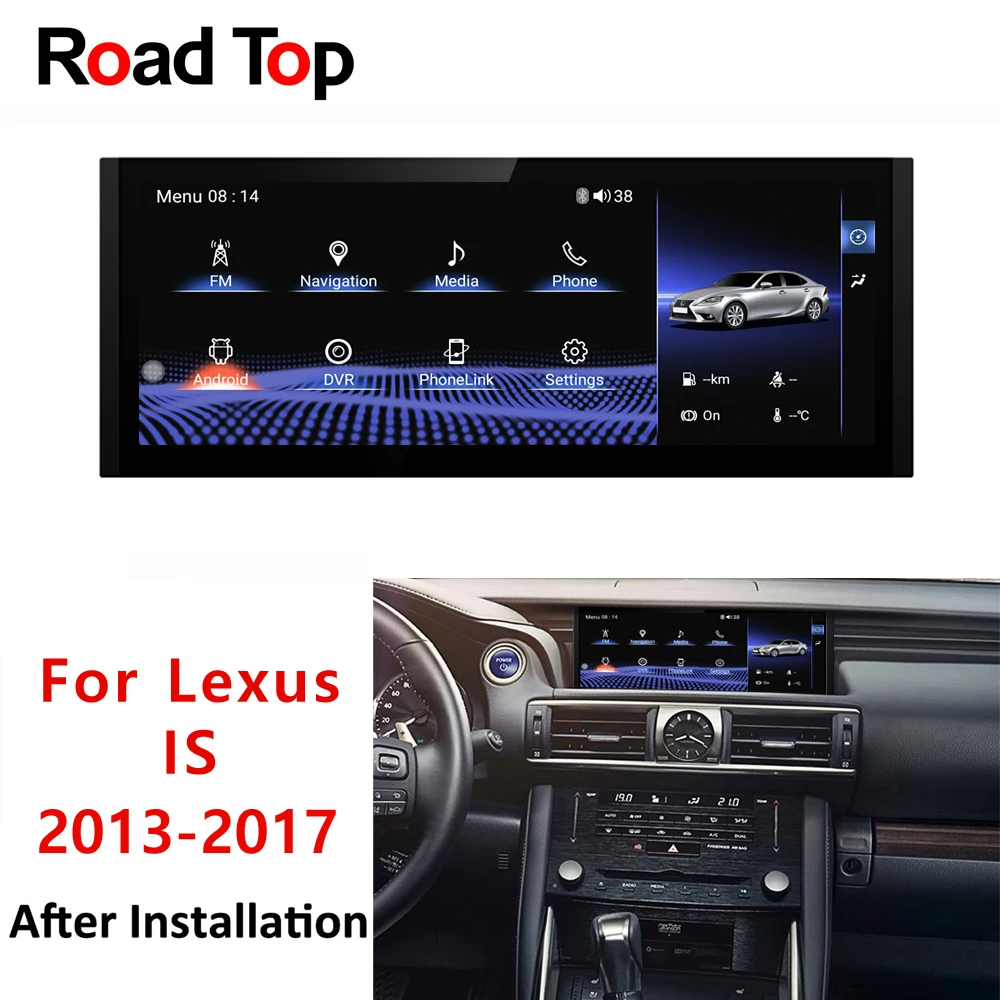10 25 &quotAndroid дисплей для Lexus IS 2013 2017 200 250 300 350 t h автомобильный Радио мультимедийный
