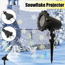 Новинка 2018 года 5 Вт Рождество лазер снежинка проектор открытый светодиодный непромокаемые огни диско домашний сад Star Light Indoor украшения