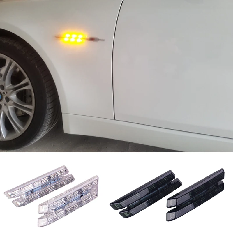 

2pcs 12V Car Turn Signal Lamp LED Marker Light LED Side Angel Eyes Light For BMW E60 E61 E81 E82 E87 E88 E90 E91 E92 E93 M3 M5