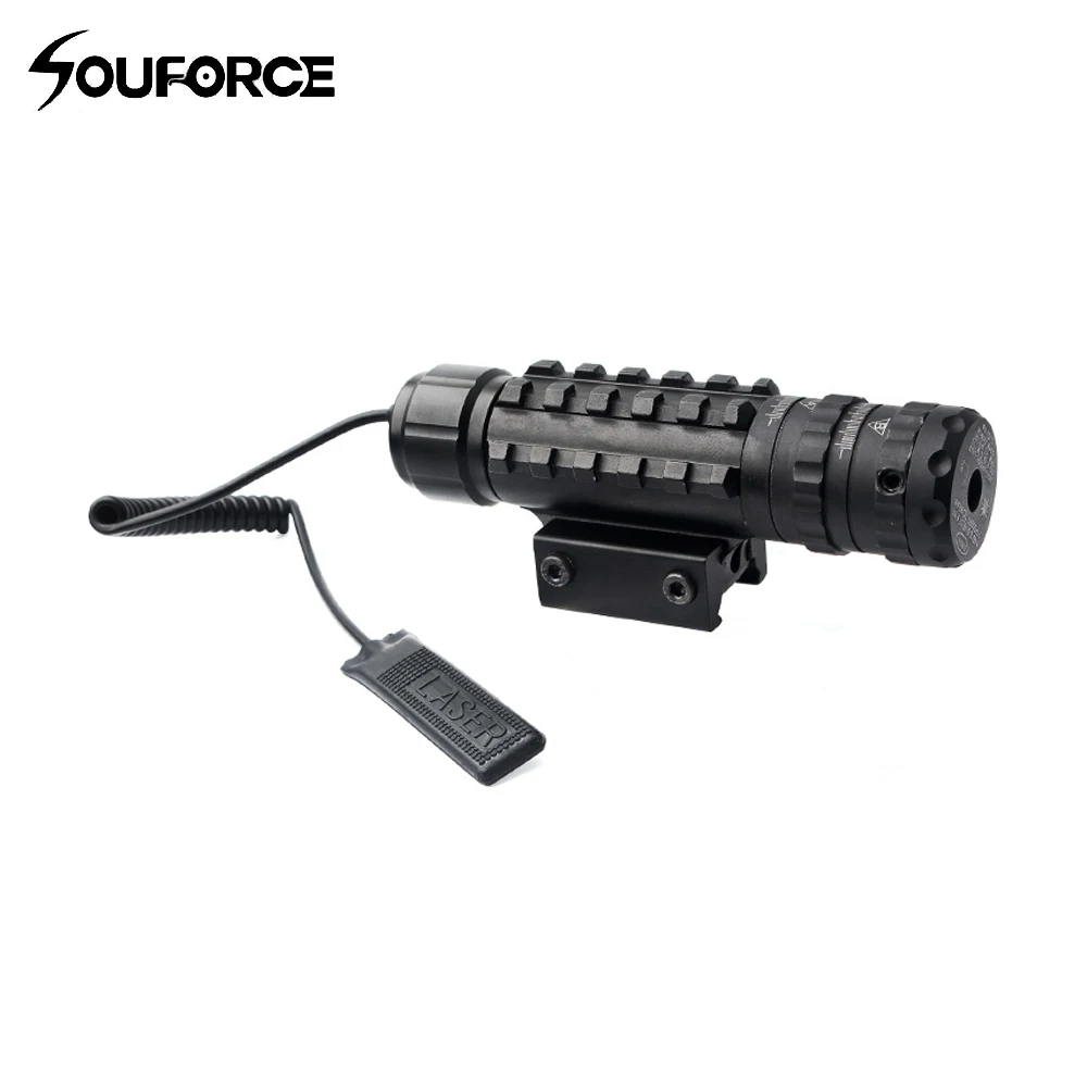 

Tactical Green Dot Laser Sight with 11/20mm Fish Bone Remote Switch Laser Tail for Rifle Airsoft Gun Sight Hunting