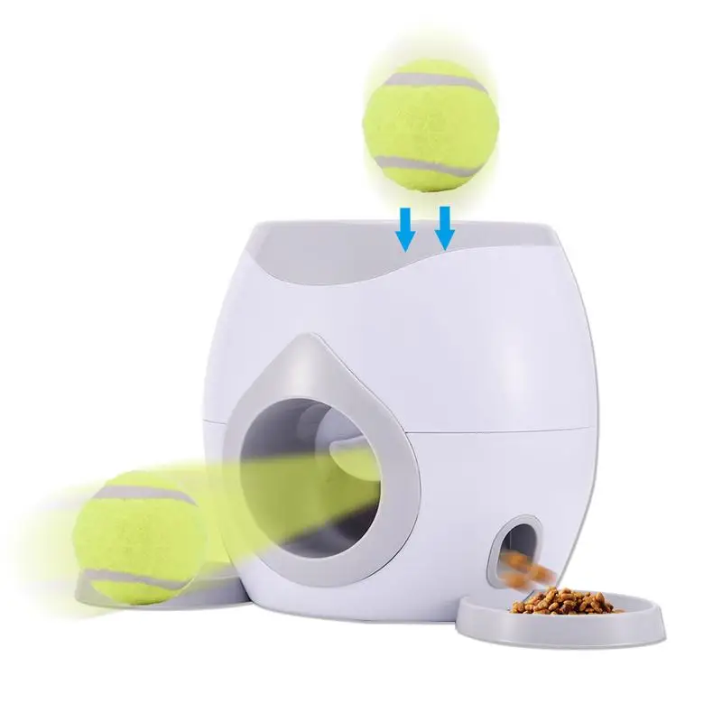Питомец Мяч пусковая игрушка собака теннис еда награда машина Метатель интерактивное лечение медленная игрушка-кормушка подходит для кошек и собак