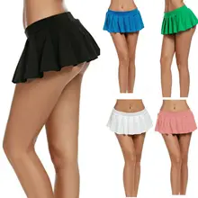 Minisvestido bodycon, saia curta metálica para mulheres com 5 cores