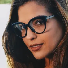 Kachawoo оптические очки оправа женские черные прозрачные линзы очки для глаз кошки женский модный Подарочный товар год