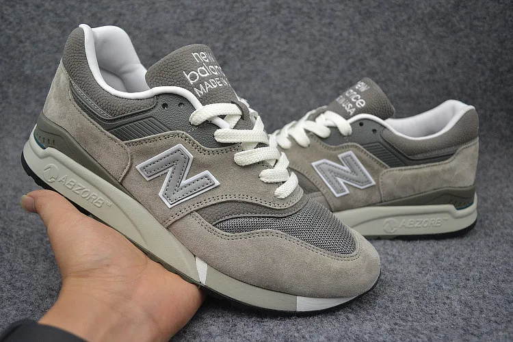 New Balance 997,5 Мужская и женская обувь Классические Серые кроссовки для бега M9975GR