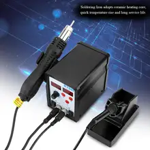 Цифровая паяльная станция 878D 2 в 1 SMD паяльная станция с горячим воздухом и паяльником для ремонта телефона сварка