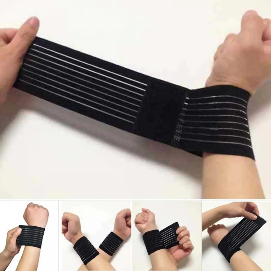 Wrist Protection For Yoga Weight Lifting Elastic Fabrics Men And Women Boxing Wrist Band Support