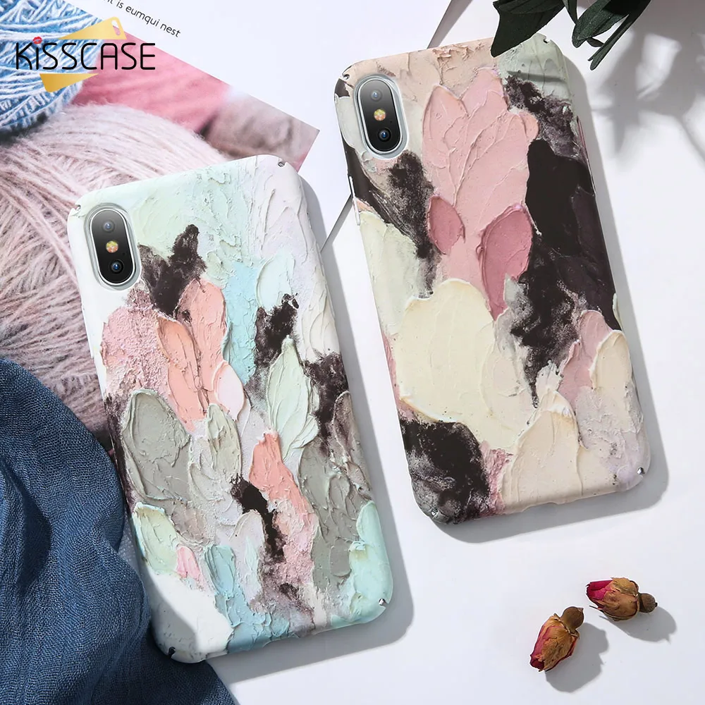 

KISSCASE 3D Painting luminous Phone Case For Xiaomi M9 8 Lite Play Redmi Note 7 Luxury Hard PC Cover Case For Xiaomi 9 Capinhas
