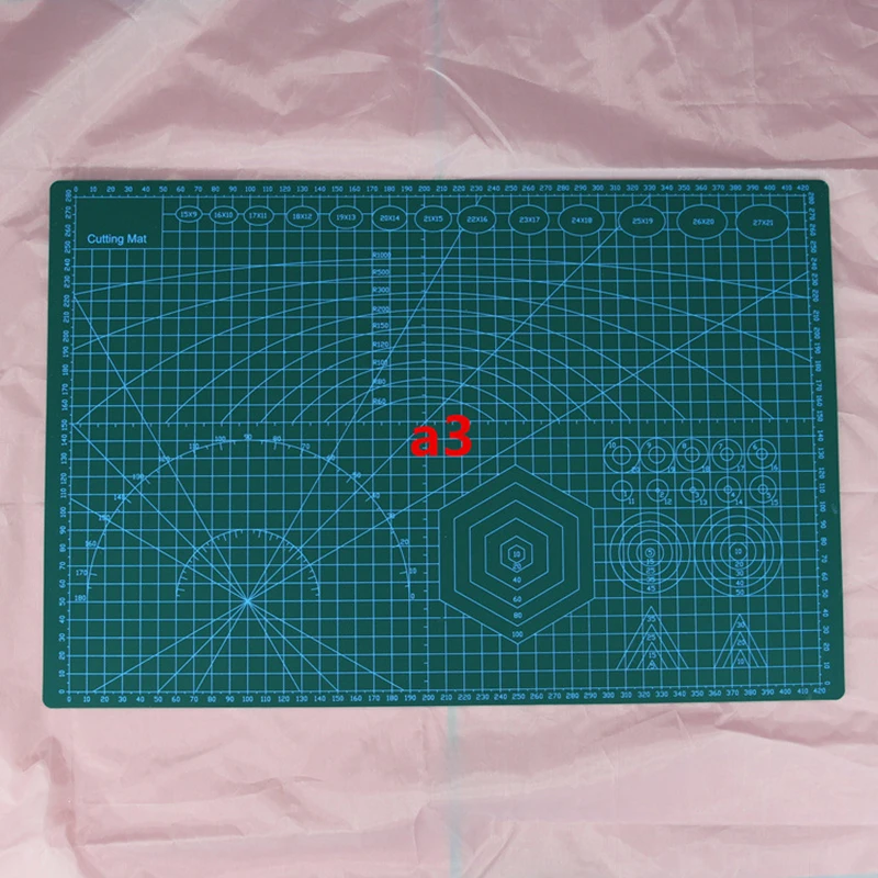 A3 Двусторонняя бумагорез 5 слоев резки мат метрических/Императорский 45 см x 30 см лоскутное линейка подходит для Бумага карты ткань КРА