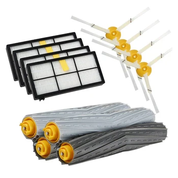 

Extractor Filters Side Brushes Sets for iRobot Roomba 800 900 Series 805 860 870 871 880 890 960 980 Vacuum Cleaner Spare Parts
