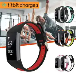 Силиконовые Замена спортивные часы B и ремешок для Fitbit Charge 3 Smart Barcelet Ремешок Браслет ремень аксессуары