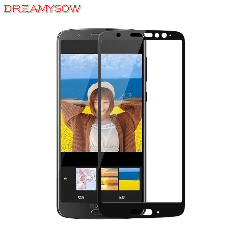 

Full Cover Tempered Glass Film For Motorola Moto X4 G5Play Z2 Play G6 Plus E4 Screen Protector Film For G5S Plus E5 Play Film