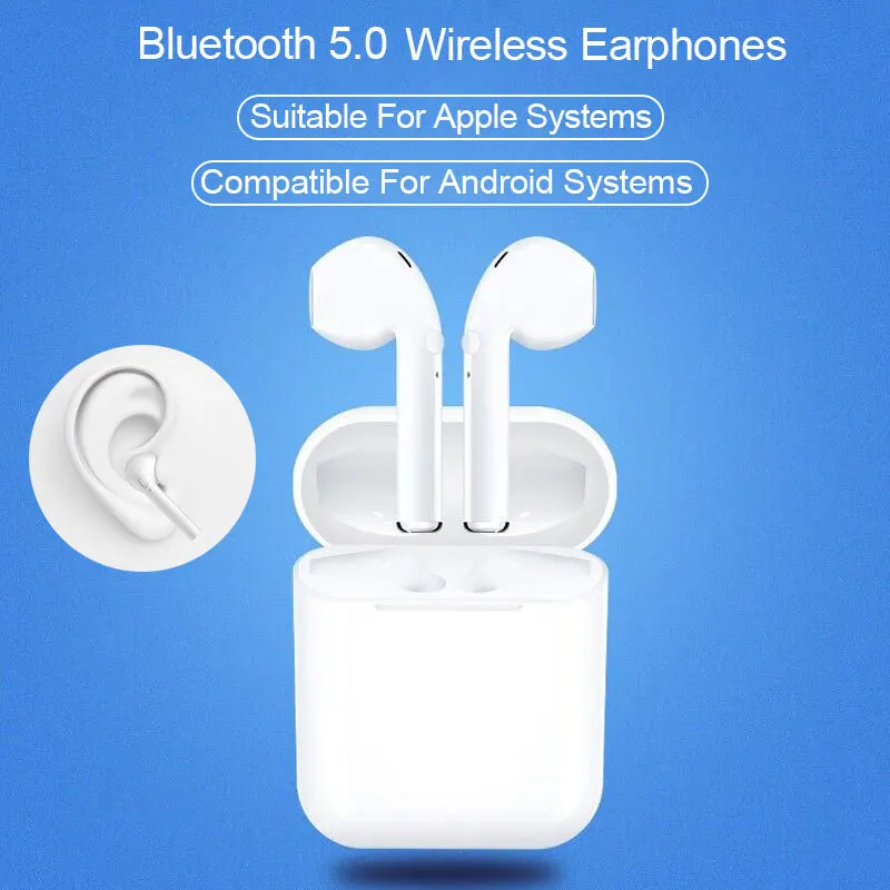 

Hot I10 Max Wireless Bluetooth Earphone With Charging Box Stereo Earbuds Headset For Iphone Huawei Xiaomi All Smart Phone