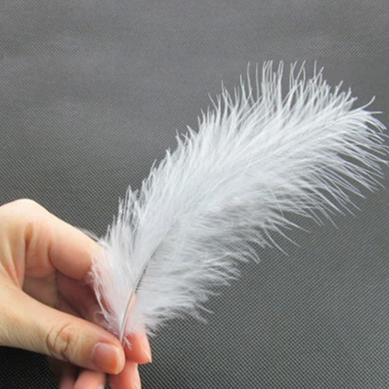100 шт пушистые перья Marabou вечерние украшения для свадебной отделки DIY 8-15 см белый |