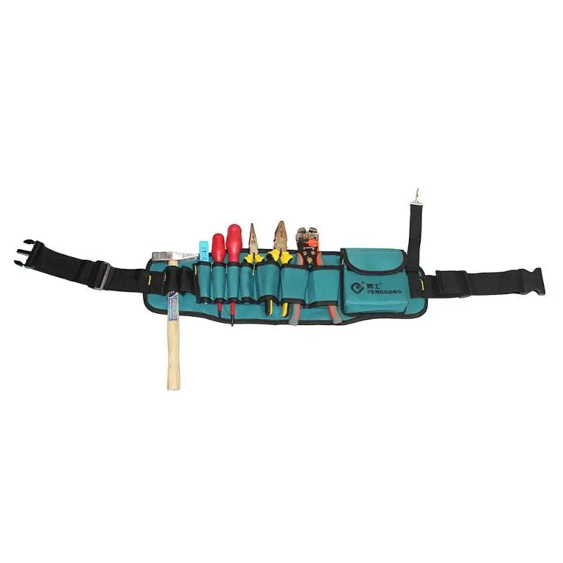 

Multi-function Electrician Maintenance Waist Pack Waterproof Tool Bag Toolkit Hardware Organizer Pouch for automobile maintenanc