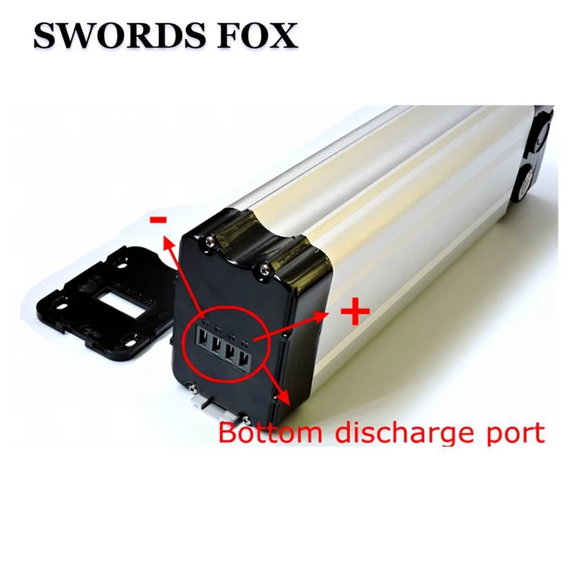 Аккумулятор для электровелосипеда SWORDS FOX 36 В 12 Ач литиевый блок питания нижний