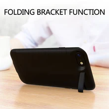 8200 мАч зарядное устройство чехол Портативный внешний Банк питания чехол для iphone 8 plus резервный аккумулятор крышка подставка держатель для iphone 7 8