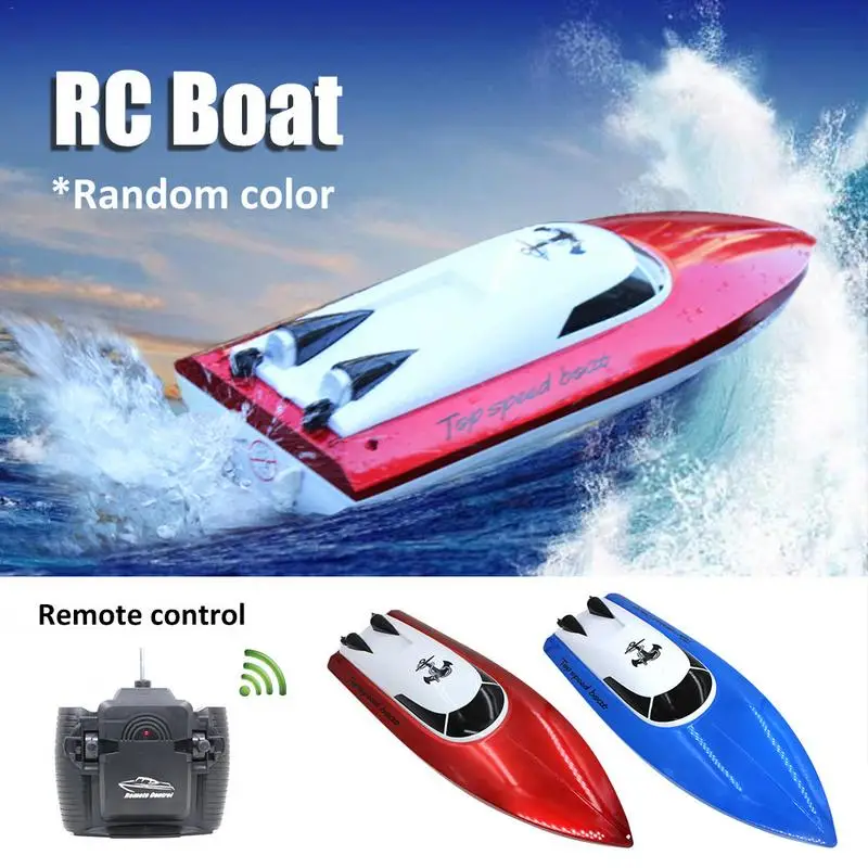 Mini RC Boat Radio Remote Control Twin Motor High Speed Boat RC Fishing Bait Boat Wireless Fishing Lure Bait Boat Toy Gift