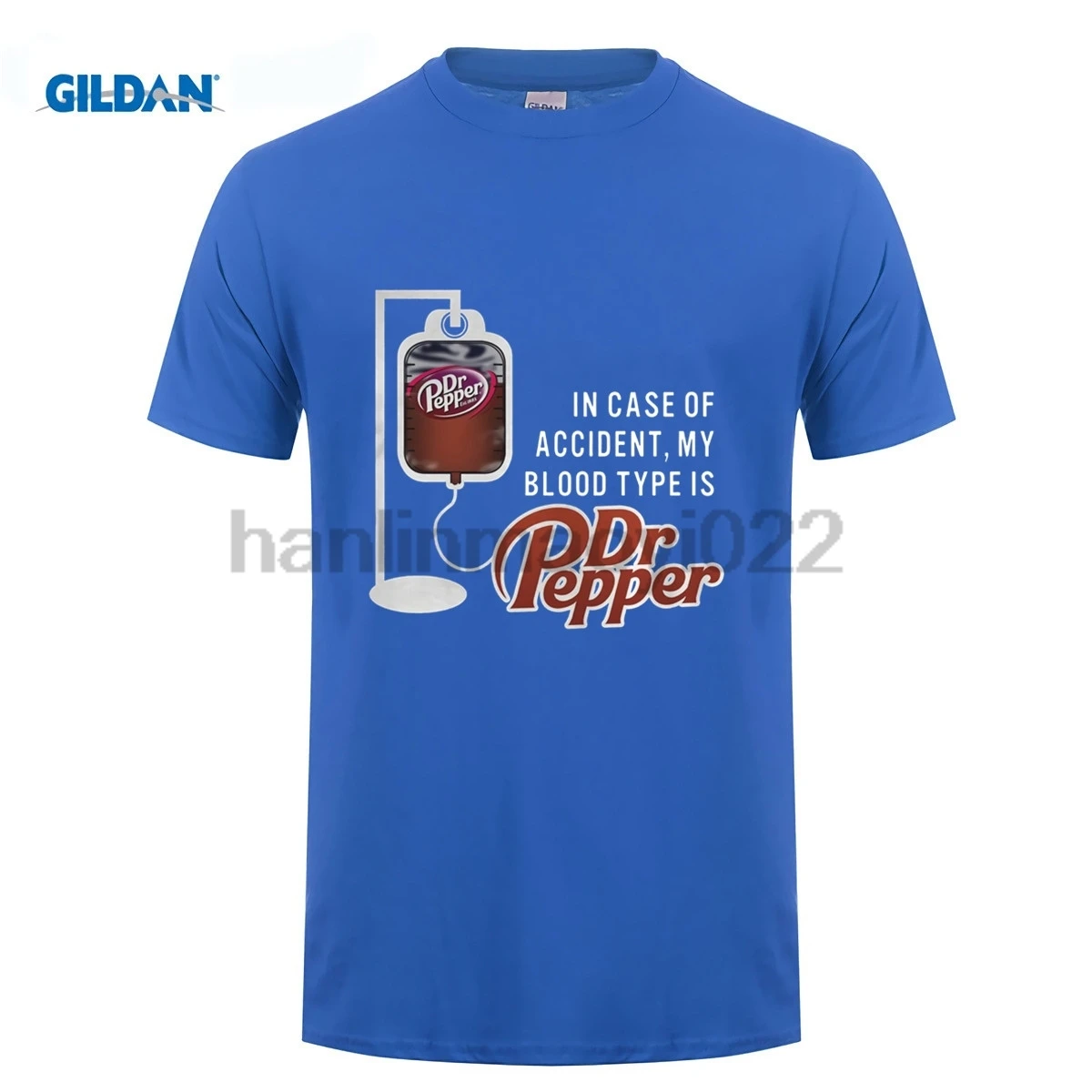 

GILDAN In case of accident my blood type is dr Pepper shirthoodie