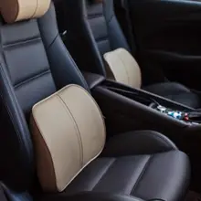 Эргономичное автомобильное сиденье, поясничная поддержка, поясная подушка, с памятью, хлопок, подушка для шеи, подголовник, подушка, дышащая, для здоровья