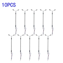 10 шт. 1:100 светодиодный уличный свет модели 2-головка светодиода пост железная дорога улица декорации со стразами и металлическими лампы модель