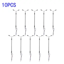 10 шт. 1:100 светодиодный уличный свет модели 2-головка светодиода Post железная дорога уличный пейзаж Металлическая лампа Модель