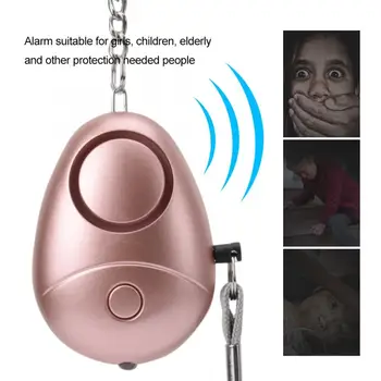 

130dB loud alarm Personal Security Alarm Emergency Self Defense Alarm Keychain LED Light