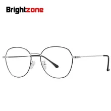 Brightzone Мода Нерегулярные зрелище рамки для мужчин женщин очки для компьютера видения близорукость Glassess анти голубой свет излучения
