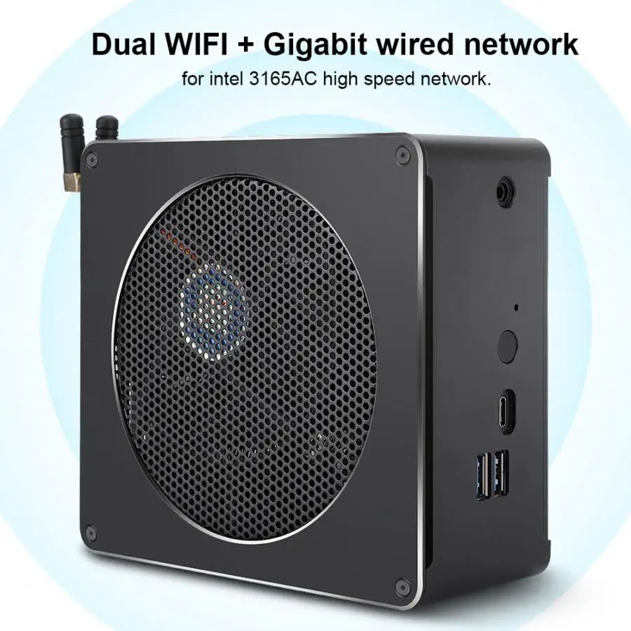 Mini Computer 4-core Host für Intel i5 8300 H KEINE KEINE ROHEN Lagerung Standard System 100-240 V