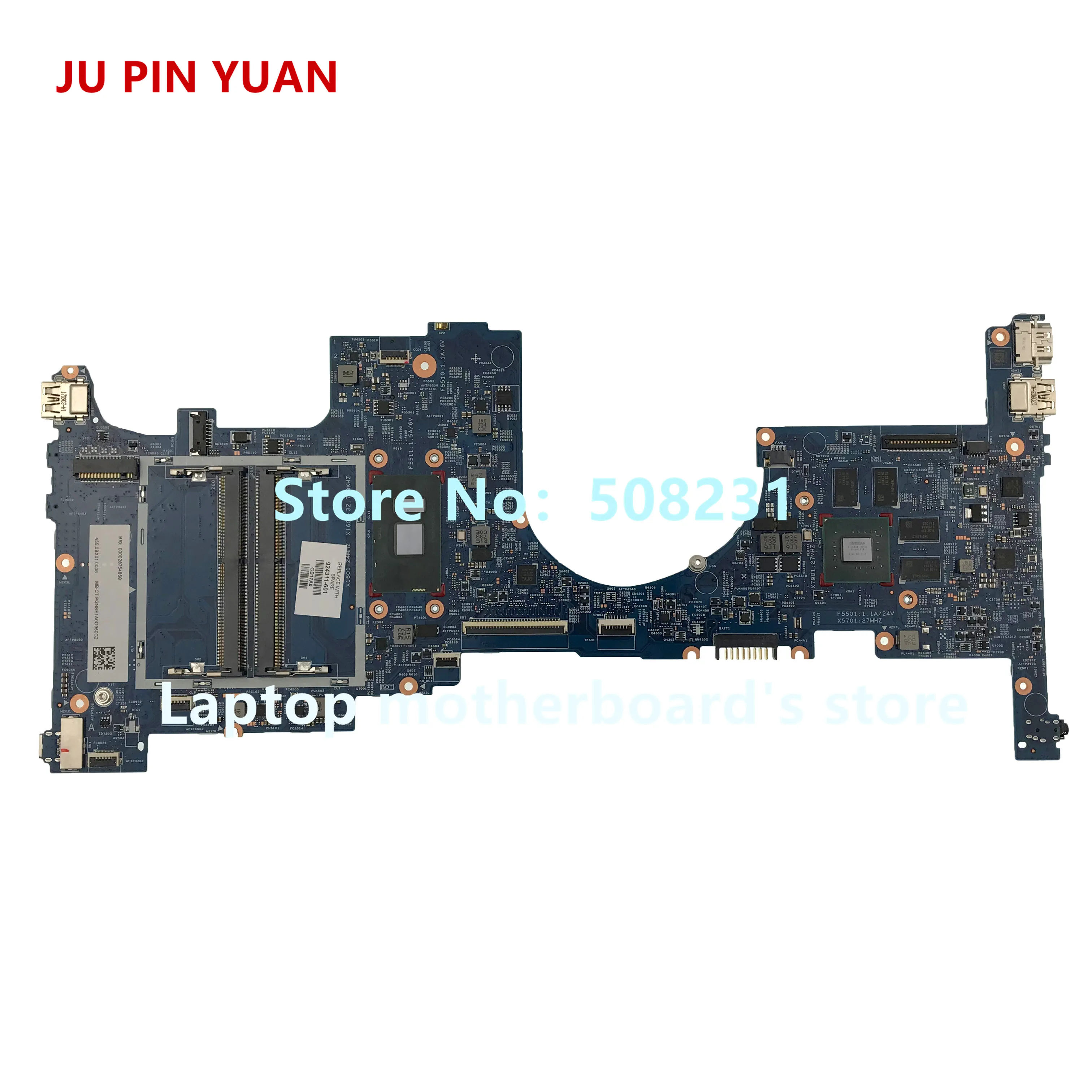  JU PIN YUAN 924311-601 448.0BX06.0011 motherboard For HP ENVY X360 CONVERTIBLE 15-BP Notebook PC 94