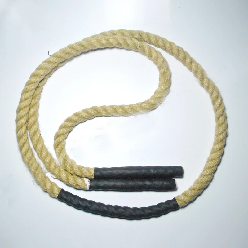Goede 25mm X 3 m gewicht overslaan touw Gewogen Springtouwen Zware Training Overslaan Touw Gym Fitness spier Krachttraining apparatuur D90506