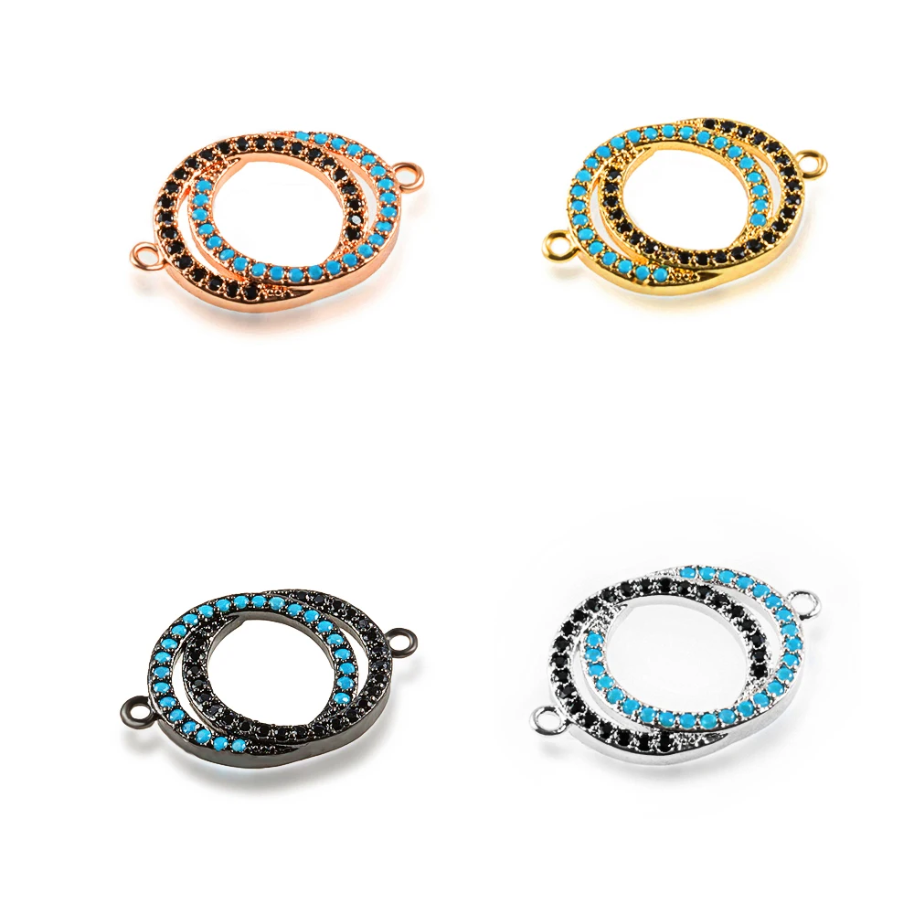

Sexy Mom Clasps Hooks Jewelry Findings Components Connectors For Jewelry Making 4 Colors Geometric Donut