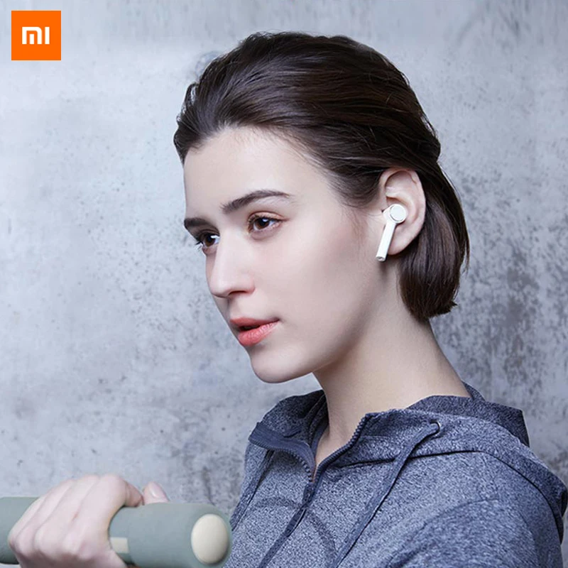Bluetooth наушники Xiaomi Air TWS беспроводная гарнитура с микрофоном шумоподавление звук
