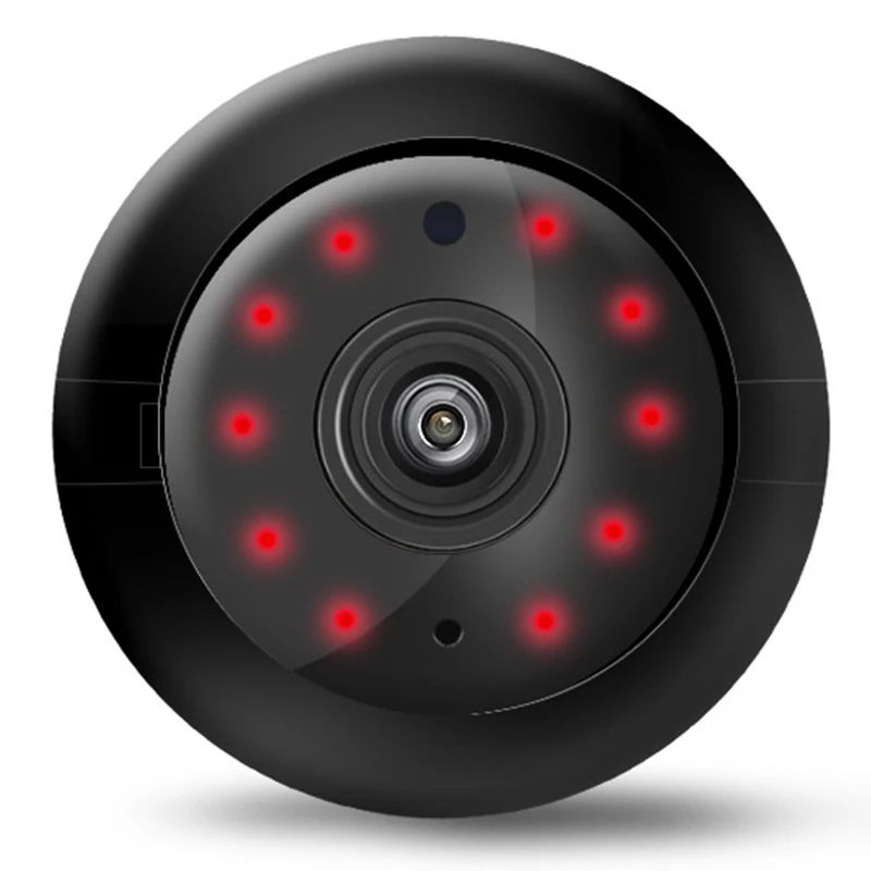 720P Мини Ip Wi Fi камера беспроводная Hd 180 ° Скрытая домашняя безопасности ночного