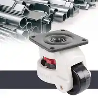 4Pcs/set 2" Retractable Leveling Casters Industrial Machine Swivel Caster Heavy Duty 551lbs Capacity