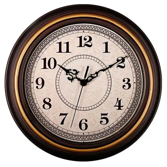 12 Inch Silent Non Ticking Round Wall Clocks, Wall Clocks Decorative