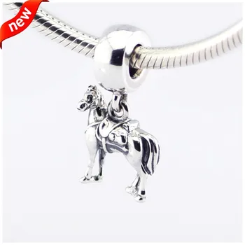 

CKK 925 Sterling Silver War Horse Maximus Charms Original Fashion Beads Fits For Bracelets Jewelry Making