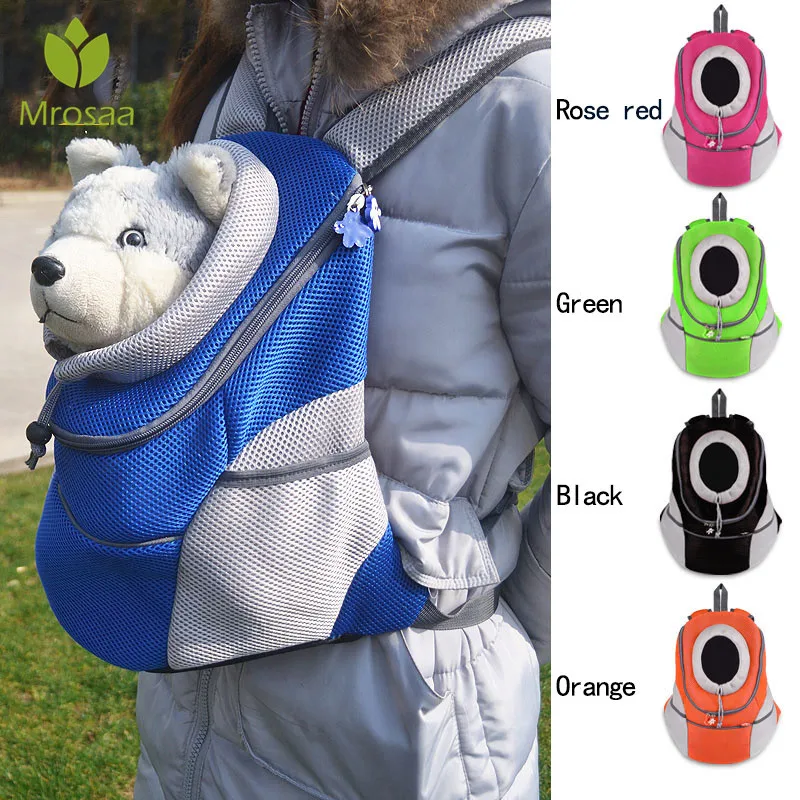 New arrival Pet Backpack Dog Carrier Pets Front Bag Portable Travel Puppy carry Mesh Backpacks Comfort Tote Shoulder bag | Дом и сад
