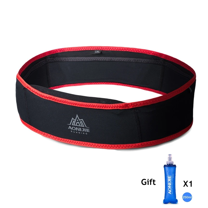 Aonijie Nylon Running Bag Breathable Waist Bag Ultralight Portable Elastic Waits Pack Hiking With 1 Pcs 250ml Water Bottle Aonijie Nylon Running Bag Breathable Waist Bag Ultralight Portable Elastic Waits Pack Hiking With 1 Pcs 250ml Water Bottle
