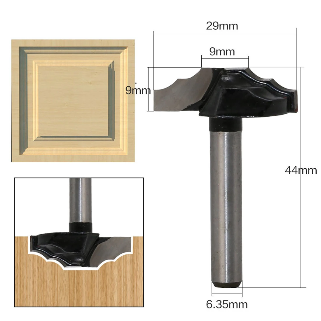 

Carbide Shank Mill Wood Cutter Woodworking Door Frame Router Bits Lace Door Trimming Milling Carving Engraving Cutter Tools