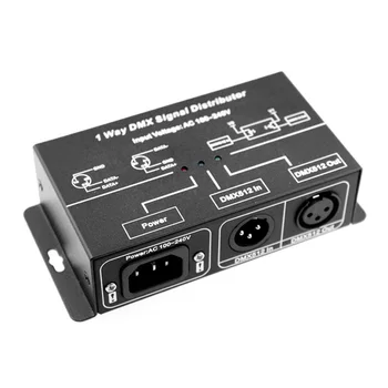 

1CH/4CH Dmx Led Controller Signal Distributor DMX Controller for Led Strip Work with Dmx Controller 512 Console and DMX Decoder