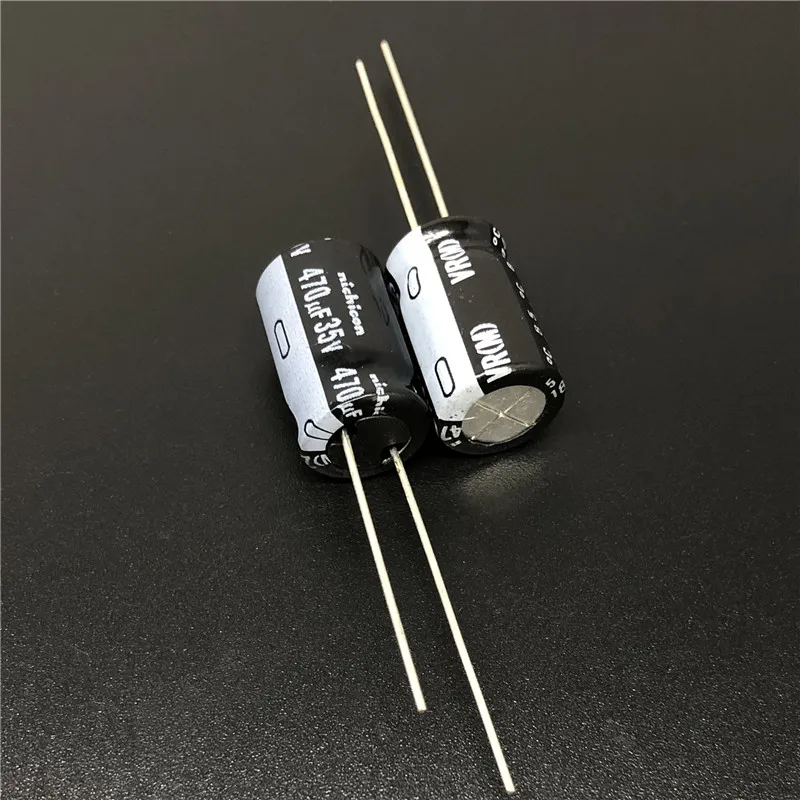 10 шт./100 шт. 470 мкФ 35 в NICHICON VR Series 10x16 мм 35V470uF алюминиевый электролитический