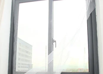 

Anti-Insect Fly Bug Mosquito Door Window Curtain Net Mesh Screen Protector White