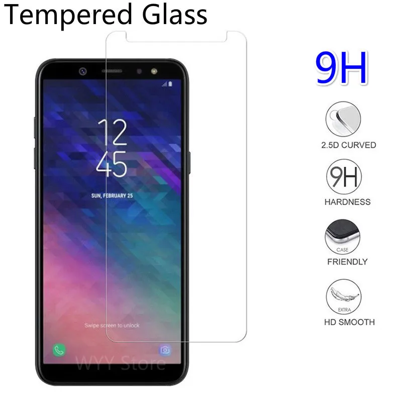 9H закаленное стекло для Samsung Galaxy J3 J4 J6 J8 2018 Защита экрана A6 A8 Plus A5 A7 защитное |