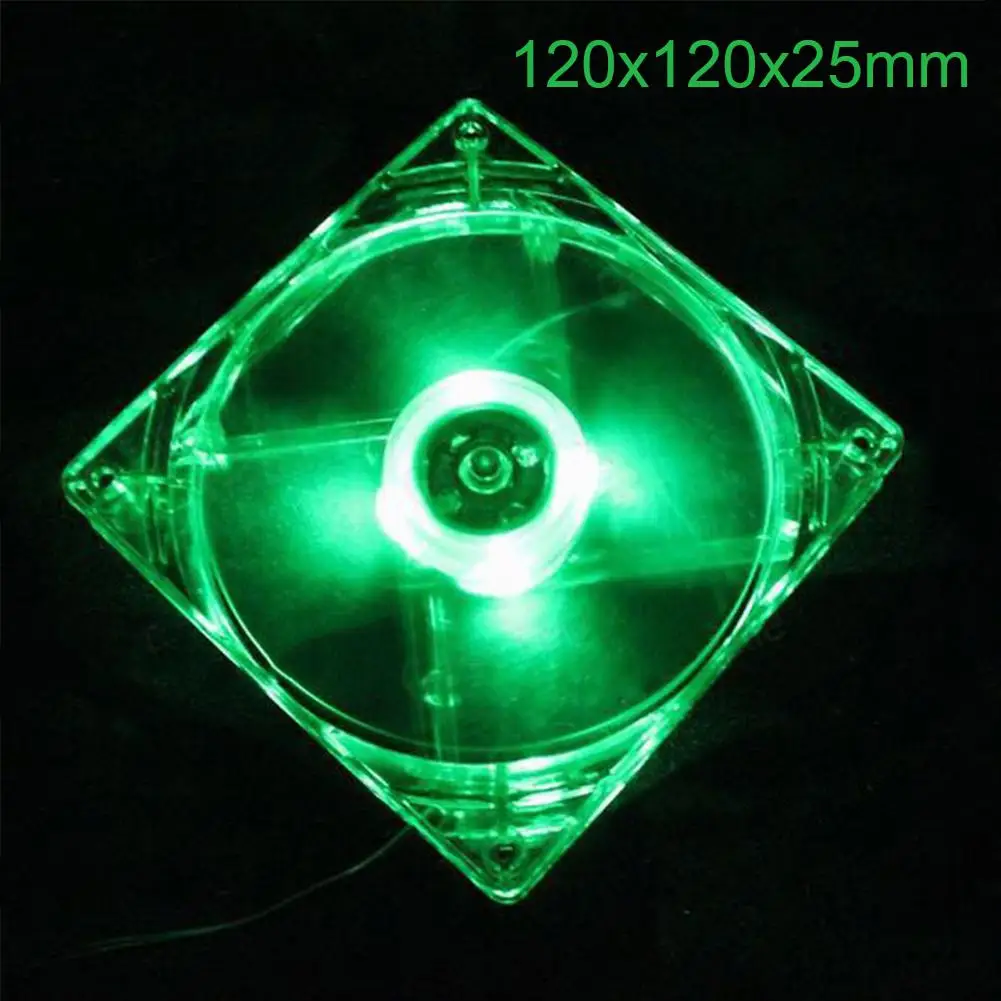 

PC CPU Cooling Cooler Fan for Computer Case CPU Cooler Radiator 12CM PC Computer Fan 4 LED Light Fan r10