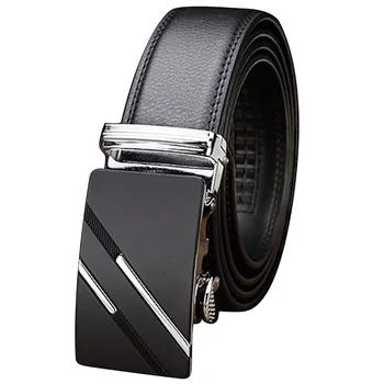 

Leather Strap Male Automatic Buckle Belts For Men Authentic Girdle Trend Men'S Belts Ceinture Fashion Designer Women Jean Belt