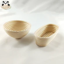 Хлебная корзина с крышкой ротанговая корзинка под хлеб хлебная корзина для выпечки примитивная миска для теста ручной работы миска для теста s корзины под хлеб для продажи