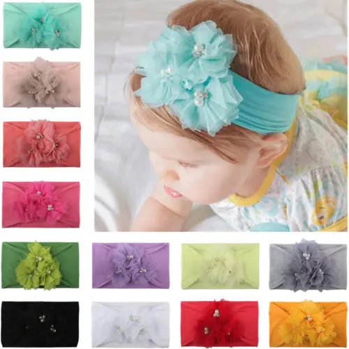 

Cute Kid Girl Baby Toddler Bow Headband Hair Band Accessories Headwear Head Wrap
