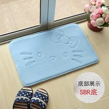 Мультфильм воды поглощения земли утолщение вход двери лобби дома Придверный коврик кухня туалет душевая комната Нескользящие шаговый коврик