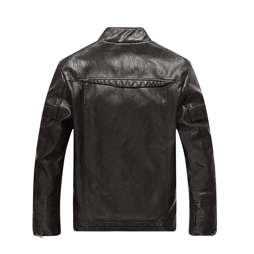 Мотоциклетная кожаная куртка, Мужская классическая дизайнерская байкерская куртка с несколькими молниями, мужские Модные кожаные куртки, пальто